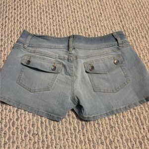 Vintage Women's Light Blue Denim Shorts